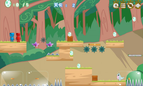 اسکرین شات بازی Two Players Games:Square Bros  1