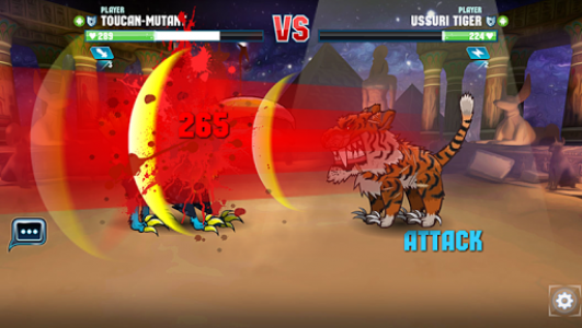 اسکرین شات بازی Mutant Fighting Arena 1