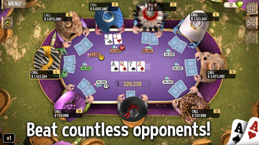 اسکرین شات بازی Governor of Poker 2 - OFFLINE POKER GAME 4