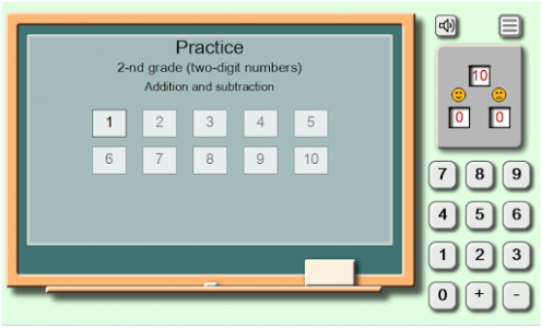 اسکرین شات بازی Math on chalkboard 4
