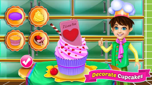 اسکرین شات بازی Baking Cupcakes - Cooking Game 3