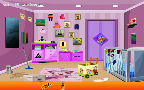اسکرین شات بازی Messy Baby Room Escape 1