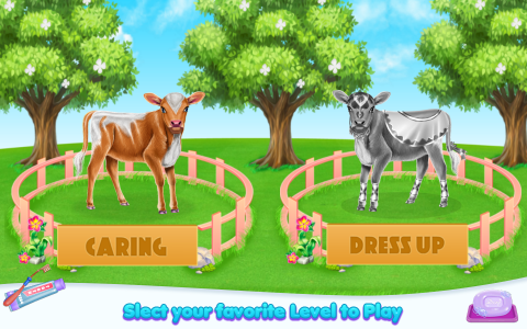 اسکرین شات برنامه Cow Day Care 1