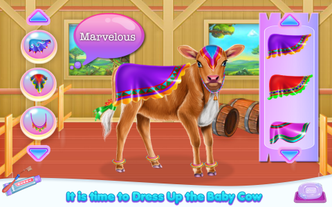 اسکرین شات برنامه Cow Day Care 6