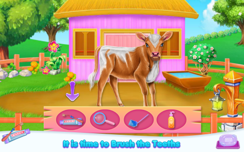 اسکرین شات برنامه Cow Day Care 2