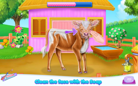 اسکرین شات برنامه Cow Day Care 4