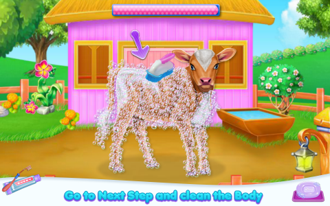 اسکرین شات برنامه Cow Day Care 5