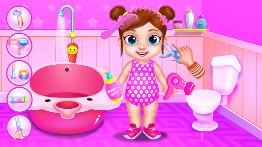 اسکرین شات برنامه Baby Girl Caring: Animal Dress 1