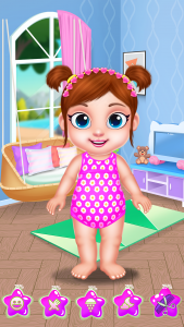 اسکرین شات برنامه Baby Girl Caring: Animal Dress 2