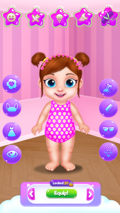 اسکرین شات برنامه Baby Girl Caring: Animal Dress 6