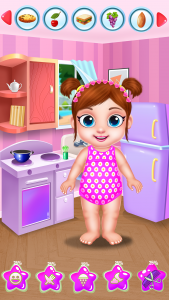 اسکرین شات برنامه Baby Girl Caring: Animal Dress 3