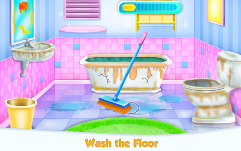 اسکرین شات برنامه Bathroom Cleanup and Deco 3