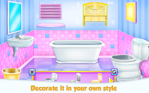 اسکرین شات برنامه Bathroom Cleanup and Deco 7