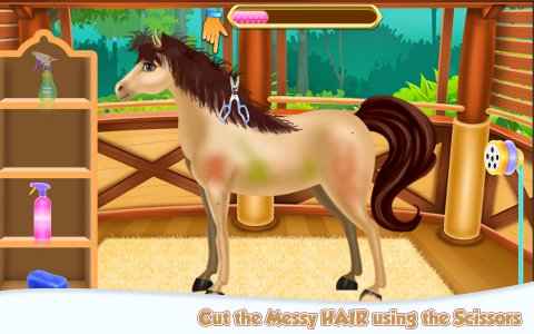 اسکرین شات بازی Horse Spa Caring 2