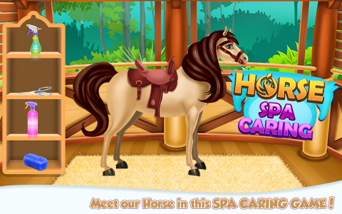 اسکرین شات بازی Horse Spa Caring 3