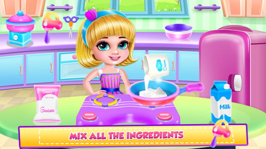 اسکرین شات برنامه Ice Cream Donuts Cooking 3