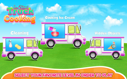 اسکرین شات برنامه Ice Cream Truck Cooking 4