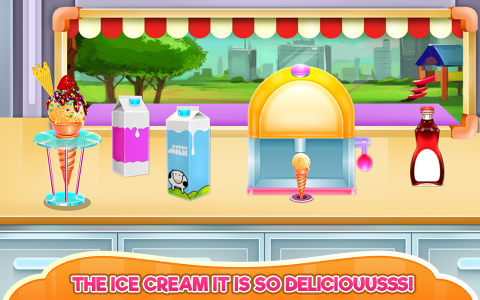 اسکرین شات برنامه Ice Cream Truck Cooking 8