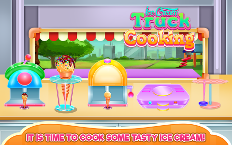 اسکرین شات برنامه Ice Cream Truck Cooking 3