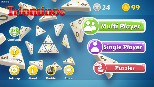 اسکرین شات 8 بازی Triominos, Triangular Dominoes