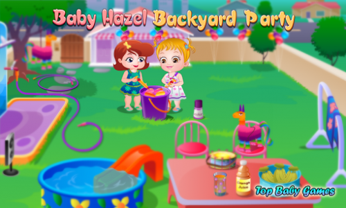 اسکرین شات بازی Baby Hazel Backyard Party 3