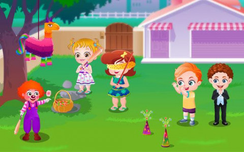 اسکرین شات بازی Baby Hazel Backyard Party 1