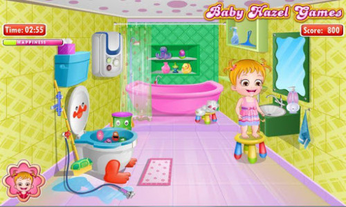 اسکرین شات بازی Baby Hazel Bathroom Hygiene 3