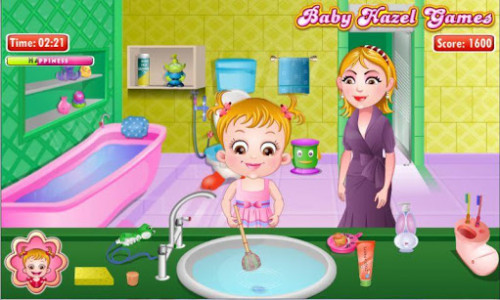 اسکرین شات بازی Baby Hazel Bathroom Hygiene 2