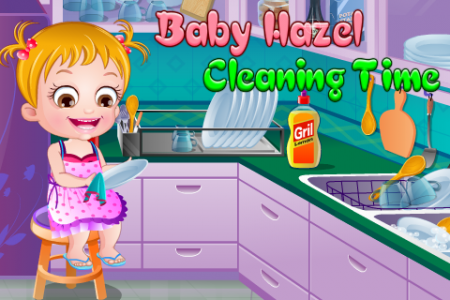 اسکرین شات بازی Baby Hazel Cleaning Time 2