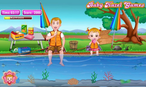 اسکرین شات بازی Baby Hazel Fishing Time 8