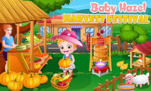 اسکرین شات بازی Baby Hazel Harvest Festival 1