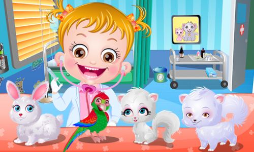 اسکرین شات بازی Baby Hazel Pet doctor 1