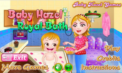 اسکرین شات بازی Baby Hazel Royal Bath 1