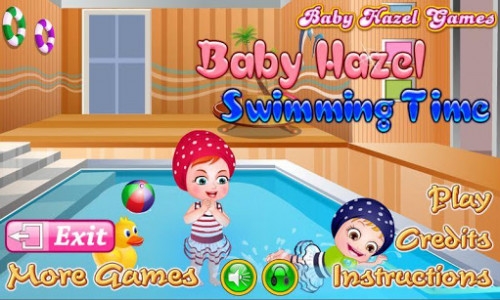 اسکرین شات بازی Baby Hazel Swimming Time 4