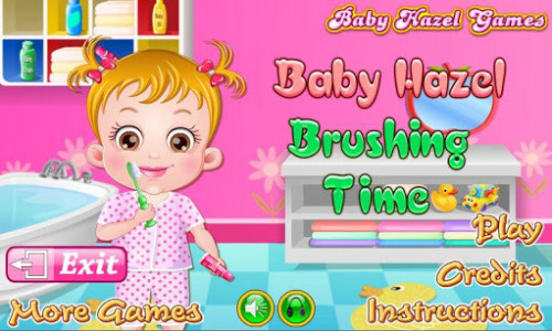 اسکرین شات بازی Baby Hazel Brushing Time 1
