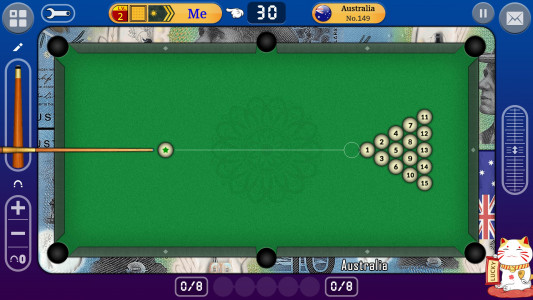 اسکرین شات بازی USA 8 ball online pool offline 5