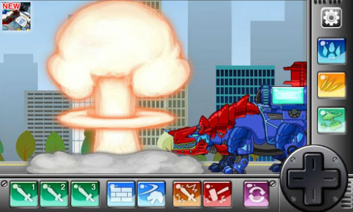 اسکرین شات بازی Tyranno+Tricera2-Combine! Dino Robot:Dinosaur Game 2