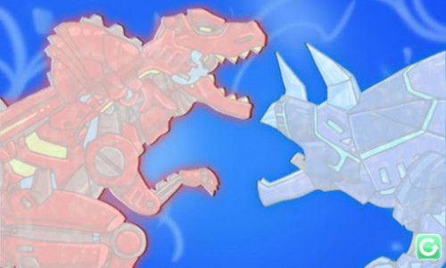 اسکرین شات بازی Tyranno+Tricera2-Combine! Dino Robot:Dinosaur Game 4