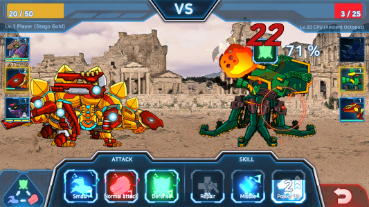 اسکرین شات بازی Dino Robot Battle Field - Armoured Dinosaurs War 2