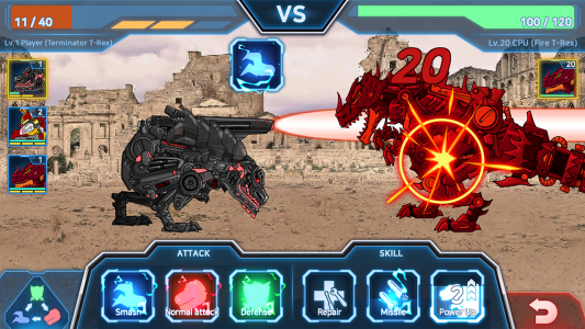 اسکرین شات بازی Dino Robot Battle Field: War 4