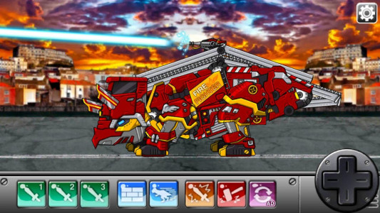 اسکرین شات بازی Triceratops- Combine DinoRobot 3