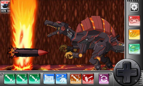 اسکرین شات بازی Combine! Dino Robot-MagmaSpino 4