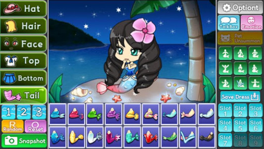 اسکرین شات بازی Mermaid Girl : dress up game 6