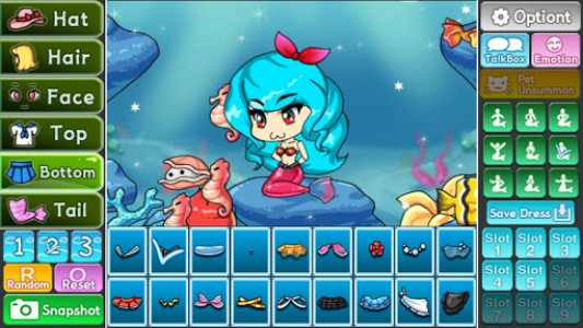 اسکرین شات بازی Mermaid Girl : dress up game 5