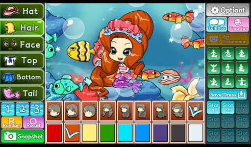 اسکرین شات بازی Mermaid Girl : dress up game 8