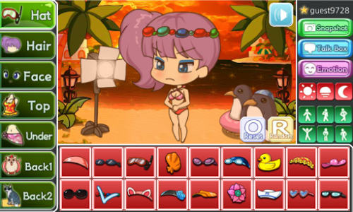 اسکرین شات بازی Beach Pretty Girl : dress up game 4