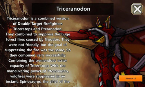 اسکرین شات بازی Dino Robot - Triceranodon 1