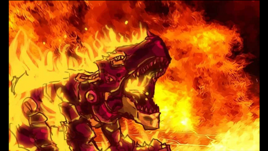 اسکرین شات بازی Fire Tyrannosaurus- Dino Robot 1