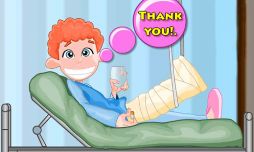 اسکرین شات بازی Tom Leg Surgery Doctor Game 4