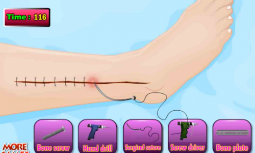 اسکرین شات بازی Tom Leg Surgery Doctor Game 3